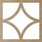 Ekena Millwork Statesman Wood Fretwork Pierced Ceiling Medallion, Birch, 34"OD x 21 3/4"ID x 1/4"T CMWP34X34X0250STBI - alternate 4